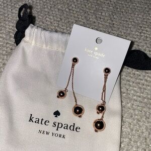 NEW kate spade earrings RN0102760 rose gold hanging earring ca57710